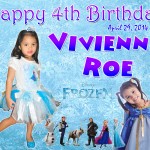 Vivienne Roe's 4th Birthday (Disney Frozen)