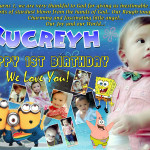 Xucreyh’s turns 1 (Spongebob)