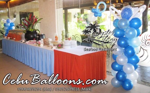 Balloon Decoration at Oyster Bay Restaurant