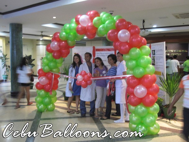 Arch for Ribbon Cutting (Vicente Sotto Memorial Medical Center)