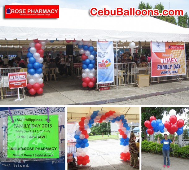 Balloon Arch for Rose Pharmacy at Timex Philippines