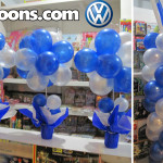 Balloon Centerpieces and Pillars for Volkswagen
