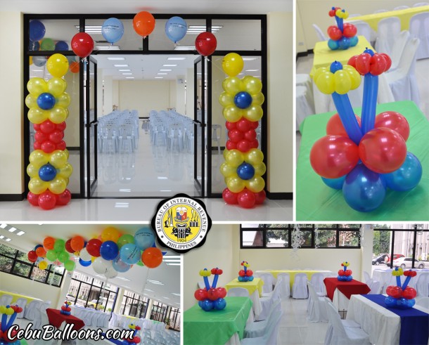 Balloon Decoration at BIR-Cebu's New Building