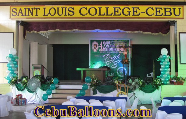 Balloon Decoration at Saint Louis College-Cebu