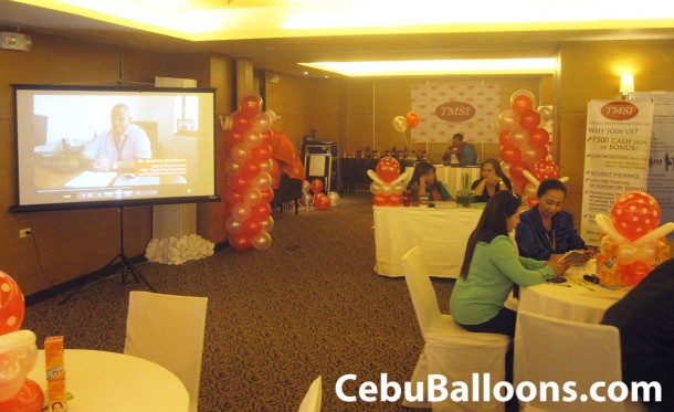 Balloon Decoration for TMSI at Quest Hotel