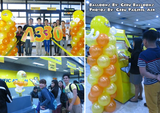 Balloon Decorations for Cebu Pacific at Mactan-Cebu Airport