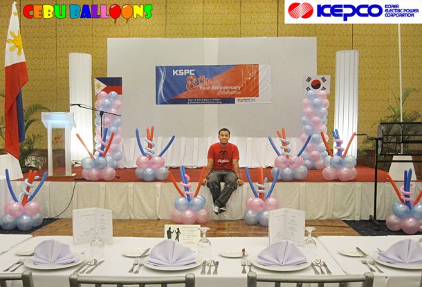 Balloon Decorations for KEPCO at Waterfont Hotel Lahug