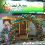 Balloon Entrance Arch with Topiary at Mont Albo Cebu