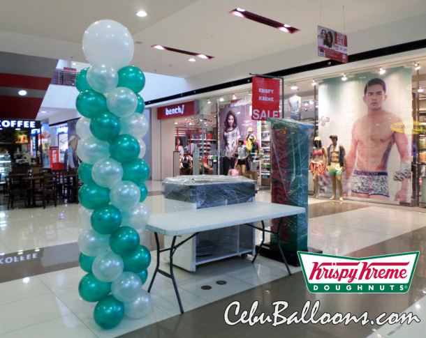Balloon Pillar for Krispy Kreme at SM Consolacion