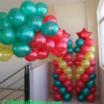 Balloon Pillars & Flying Balloons for Suson Lumber