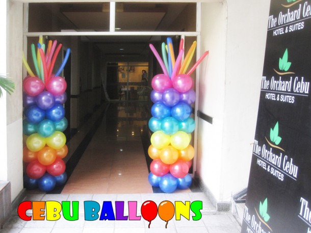 Balloon Pillars at The Orchard Cebu Hotel & Suites