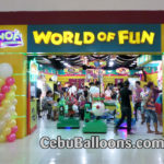Balloon Pillars at World of Fun (Pacific Mall)