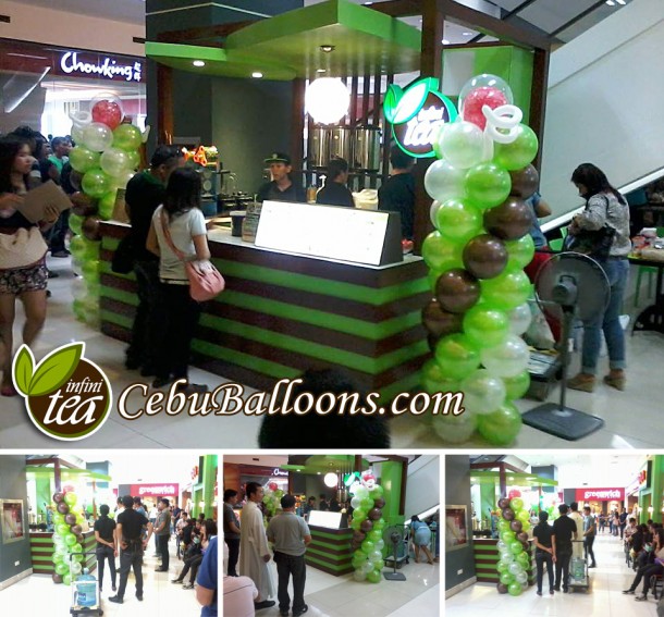 Balloon Pillars for Infinitea Cebu (Pacific Mall)
