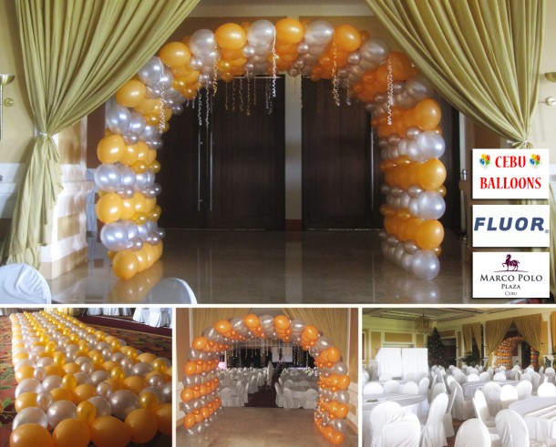 Balloon Tunnel at Marco Polo Hotel Cebu Grand Ballroom for Fluor PH
