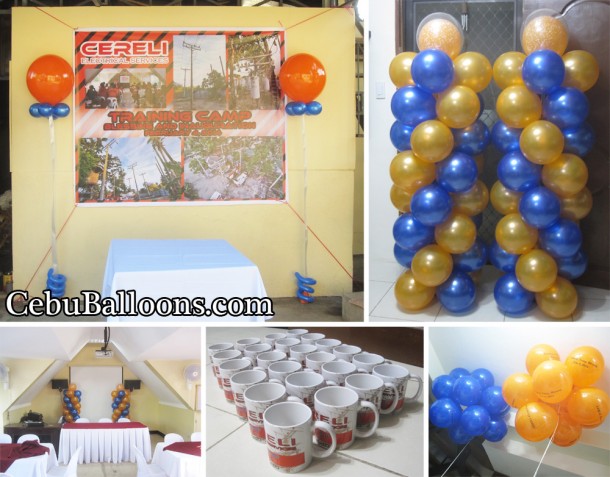 Balloons and Mugs for CERELI Electrical Services