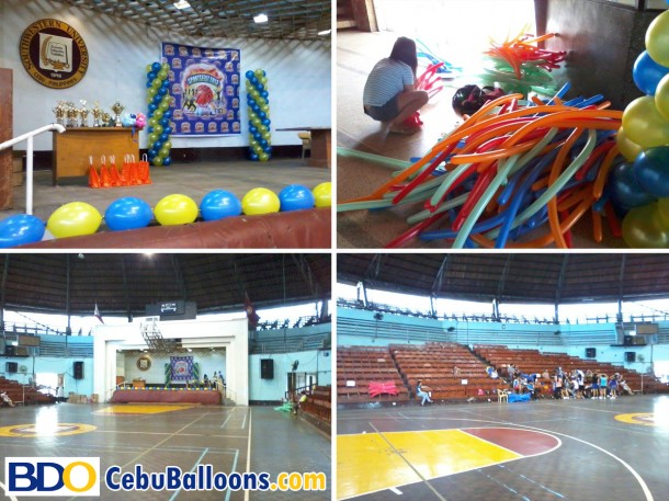 Balloons for BDO Sportsfest 2013 at Aznar Coliseum