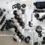 Black & White Balloon Decoration at Henry Ahn Photo Studio in Maria Luisa Banilad