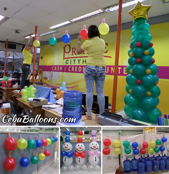 Christmas Balloons at Prince Warehouse City Hall