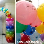 Colorful Balloons for University of Southern Philippines Batch 90 Christmas Blowout