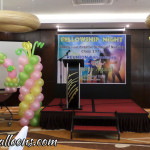 Light-colored Balloons & Tarp for a Chong Hua Batch Reunion at Bayfront Hotel
