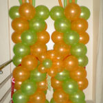 Mont Albo Massage Hut's Balloon Pillars & Topiary for Grand Opening at Dohera