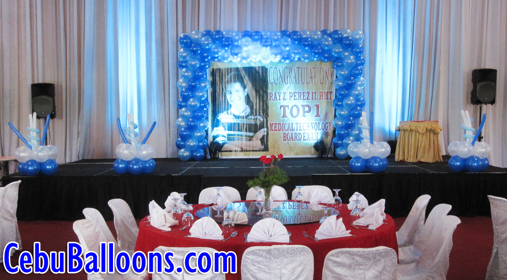 Stage Decoration For Med Tech Board Exam Topnotcher Cebu
