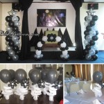 18th Birthday (Black & White) Balloon Decoration at Golden Peak Hotel