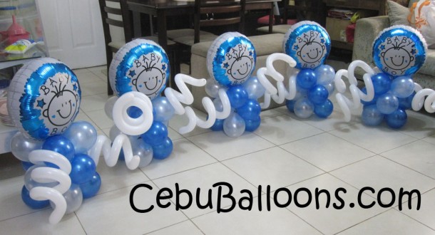 Baby Boy Centerpieces for Choi City