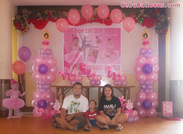 Ballerina Balloon Decoration Package at Sugbahan