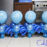 Balloon Centerpieces for Christening