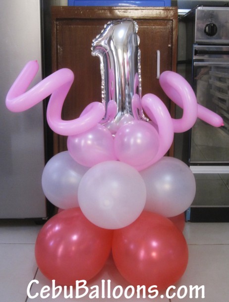 Balloon Decor for 1st Birthday
