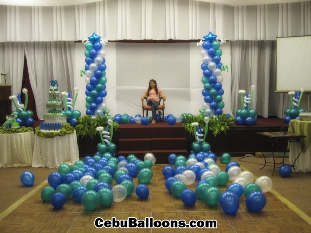 Balloon Decoration Package for Debut at Montebello Villa Hotel Ballroom