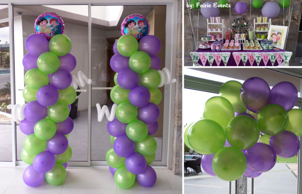 Balloons for a Dora Decoration at Midori Residences