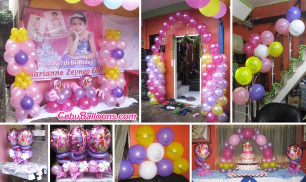 Barbie Theme Balloon Setup at Paknaan Residence