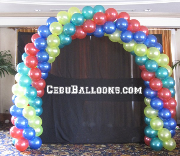 Basic Balloon Arch (Red, Blue, Yellow, Green)