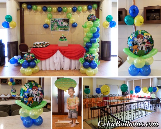 Ben Ten Balloon Decors with Standee & Tarp at Sugbahan