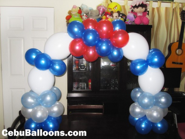 Cake Arch for Boy Christening