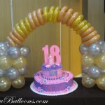 Cake Arch for Debut at Cafe Laguna