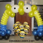 Cake Arch for Minions Theme Birthday Party