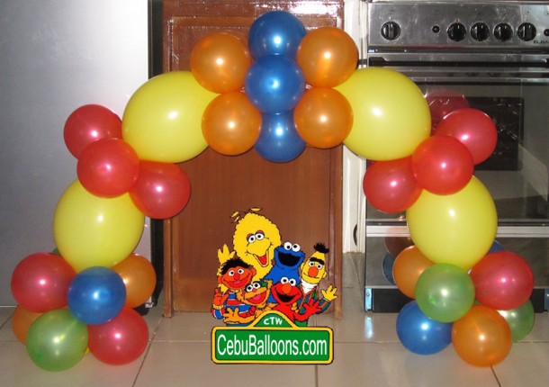 Cake Arch for Sesame Street Birthday