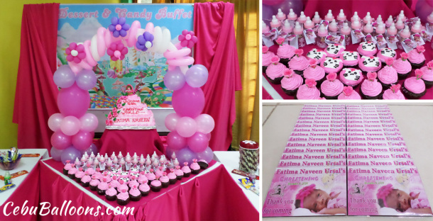Cake Arch with Giveaways at Ecotech Center