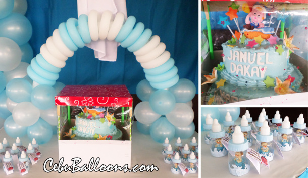 Cake, Balloon Arch & Giveaways for Christening