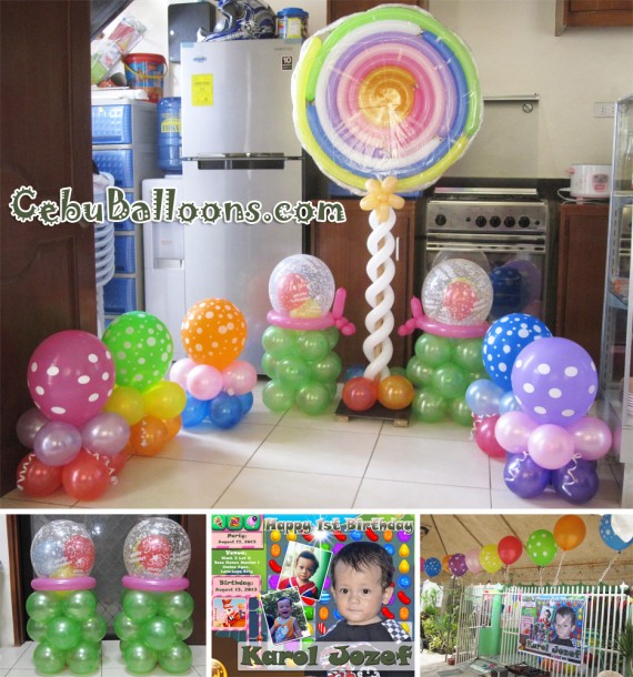 Candy Crush Balloon Decoration Package