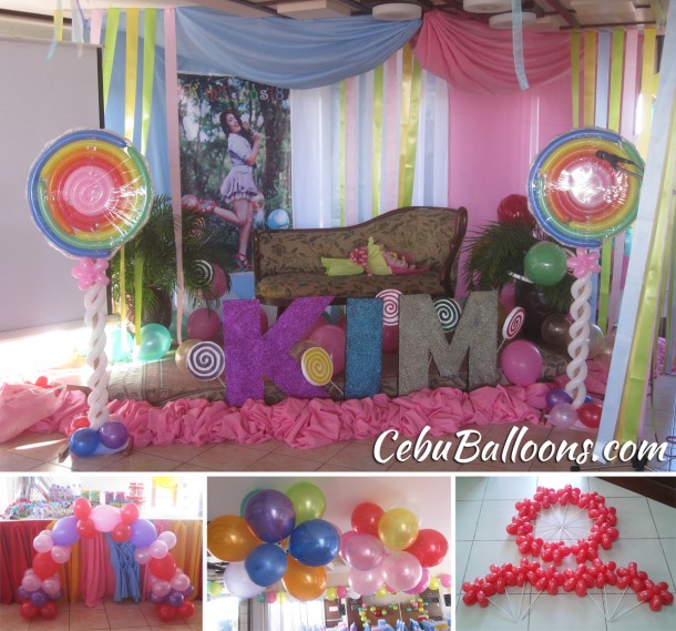 Candyland Theme Debut Balloon Setup at GV Tower Hotel