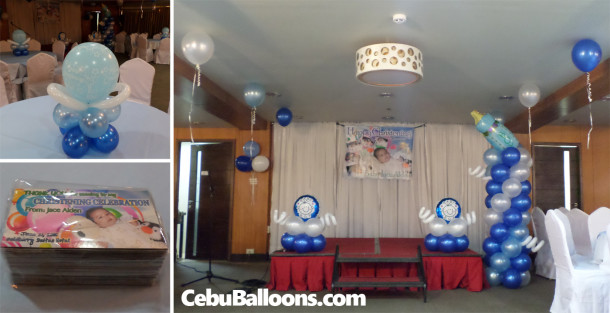 Christening Decoration with Tarp & Ref Magnets at Goldberry Suites