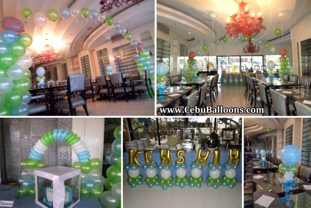 Christening Decors for Kenshin at White Room Pino Restaurant