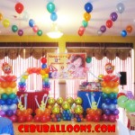 Circus Theme Balloon Decoration at Hannah's Party Place