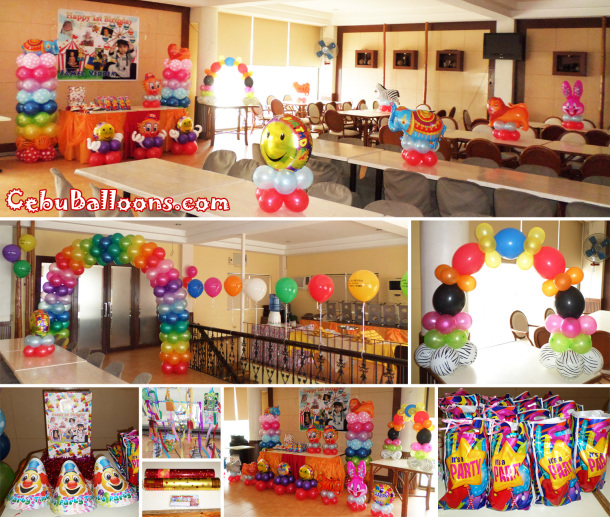 Clown-Carnival Balloon Decor & Party Needs (Combo Package C) at Sugbahan