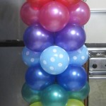 Colorful Balloon Column for Birthday