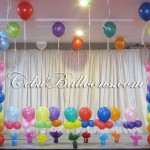 Colorful Balloon Decoration at Dohera Hotel